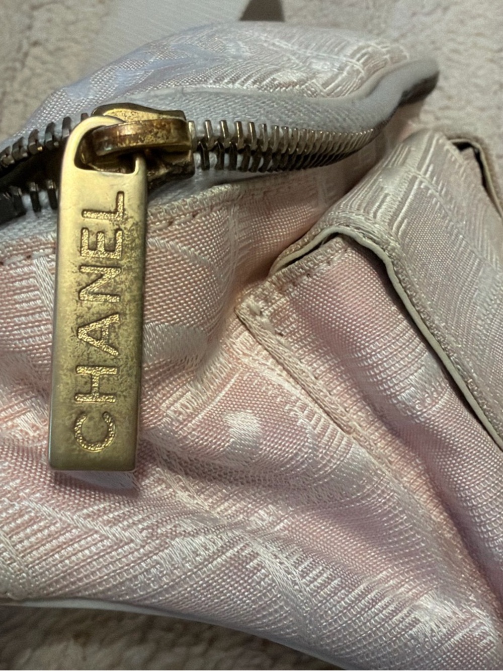 CHANEL Pink Quilted Mini Belt Bag with Gold Hardware - Picture 4 of 14